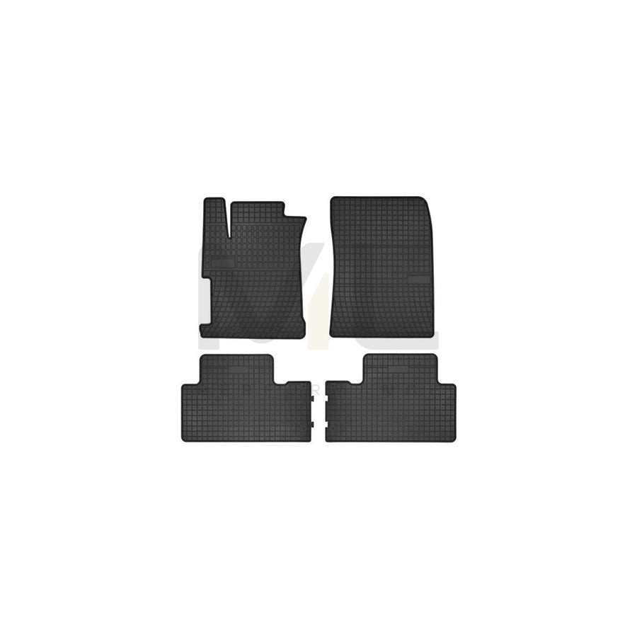 FROGUM 0834 Floor mat set for HONDA Civic IX Saloon (FB, FG) Elastomer, Front and Rear, Quantity: 4, Black | ML Performance Car Parts