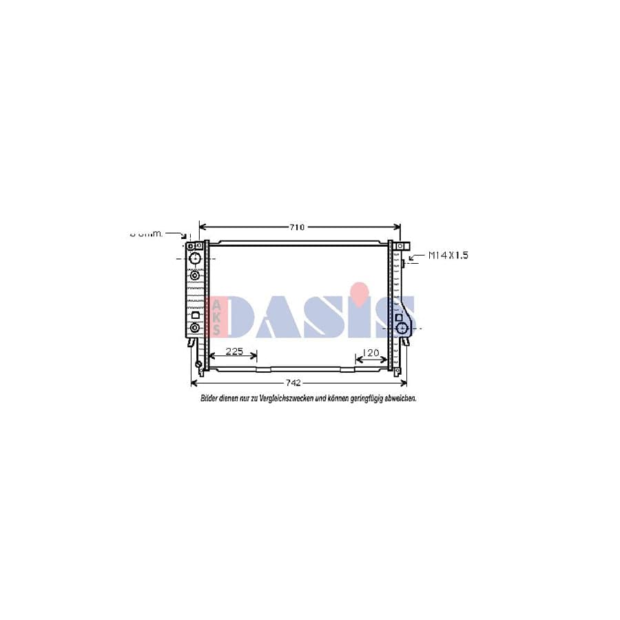 AKS Dasis 060520N Engine Radiator | ML Performance UK