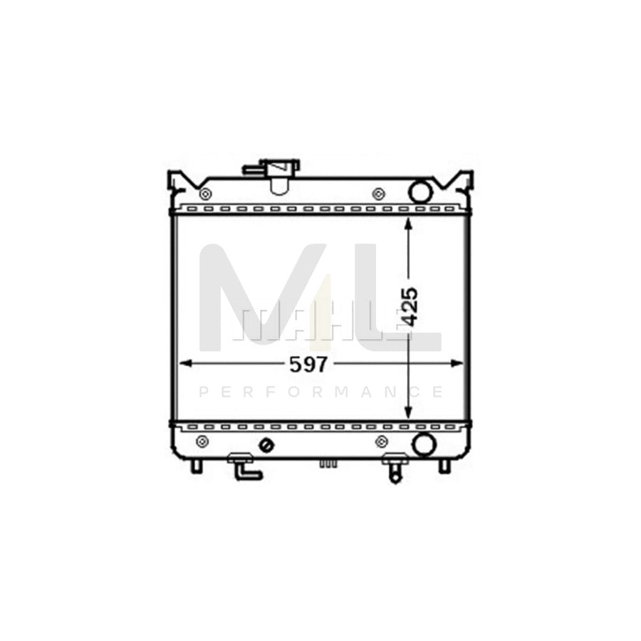 MAHLE ORIGINAL CR 1515 000S Engine radiator for SUZUKI Grand Vitara I Off-Road (FT, HT) Brazed cooling fins | ML Performance Car Parts