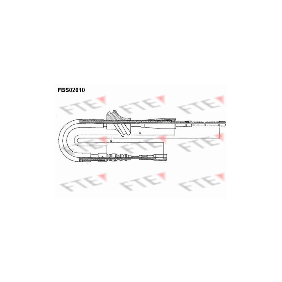 Fte 9250003 Hand Brake Cable | ML Performance UK Car Parts