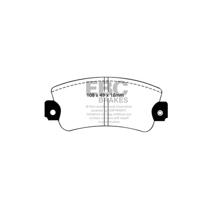 EBC PDKF210 Fiat Innocenti Lancia Seat Ultimax Front Brake Pad & Plain Disc Kit 2 | ML Performance UK Car Parts