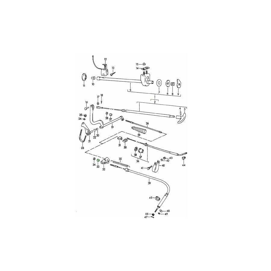 Genuine Porsche Handbrake Adjusting Nut Porsche 356 | ML Performance UK Car Parts