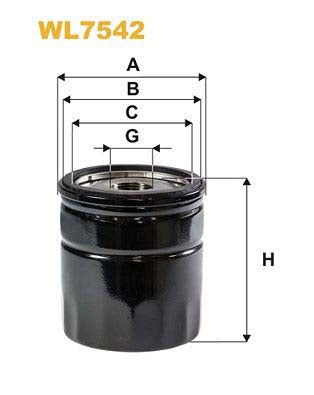 WIX Filters WL7542 Oil Filter