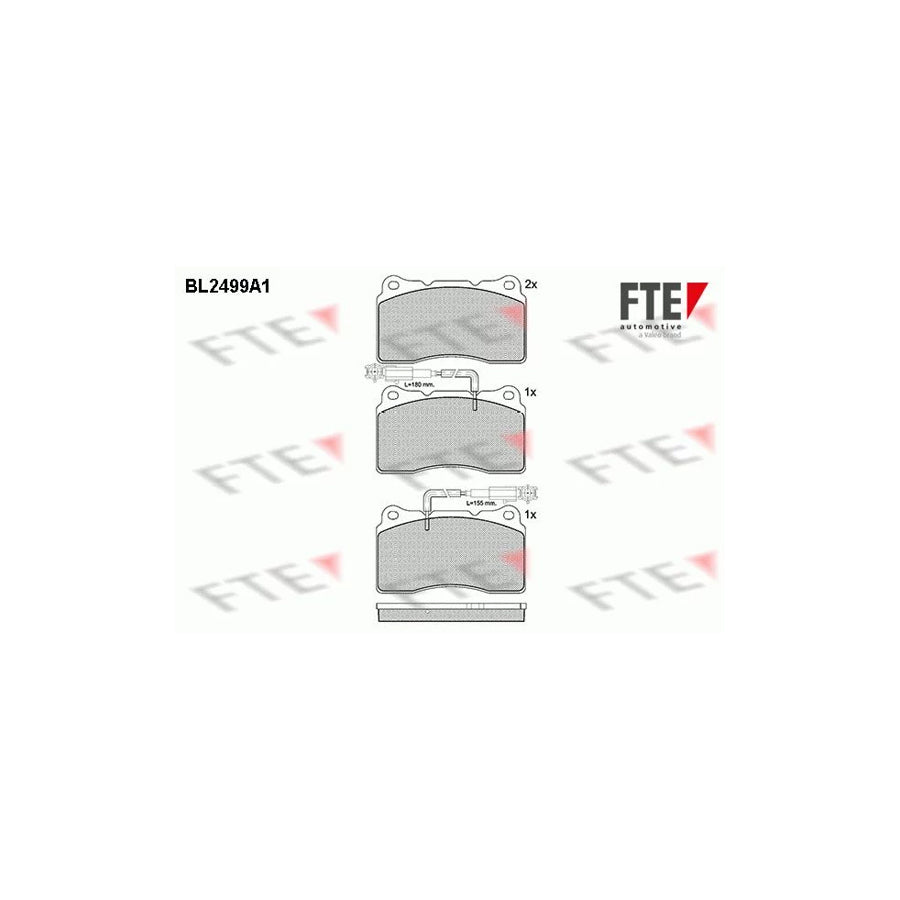 Fte BL2499A1 Brake Pad Set | ML Performance UK Car Parts