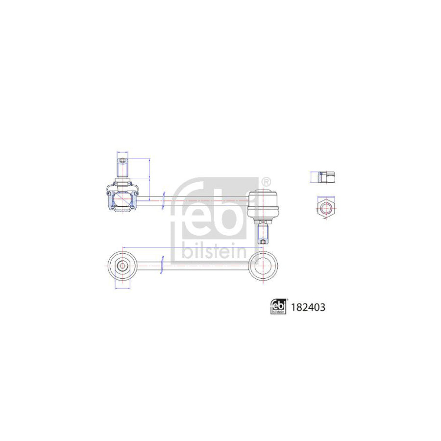 Febi Bilstein 182403 Anti Roll Bar Link