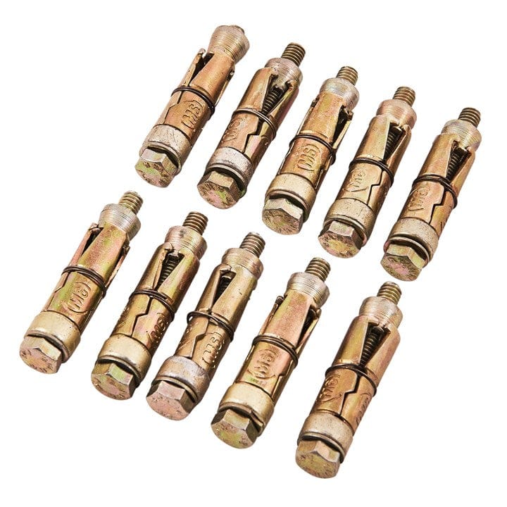 Amtech 10pcs. M6x50mm Expansion Bolts | ML Performance DIY & Power Tools