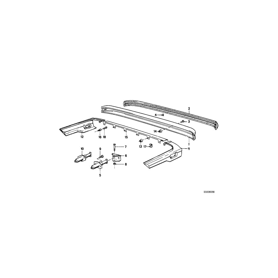 Genuine BMW 51121868515 E28 Shock Absorber Rear (Inc. 533i, 528e & 535i) | ML Performance UK