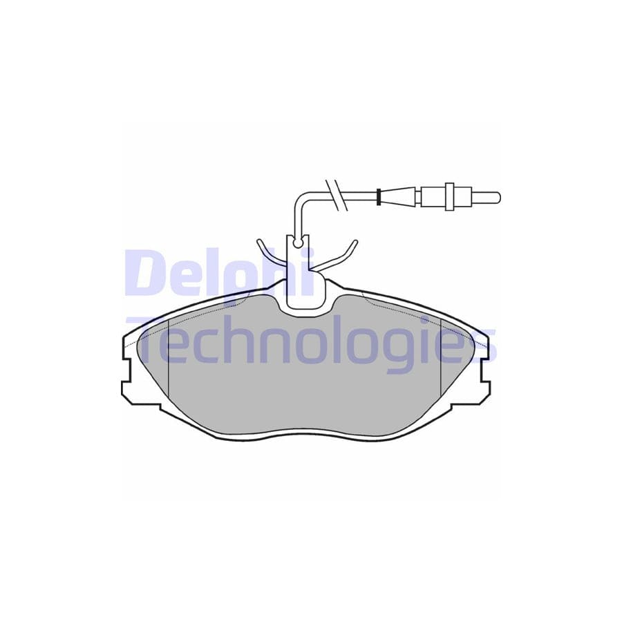 Delphi Lp986 Brake Pad Set