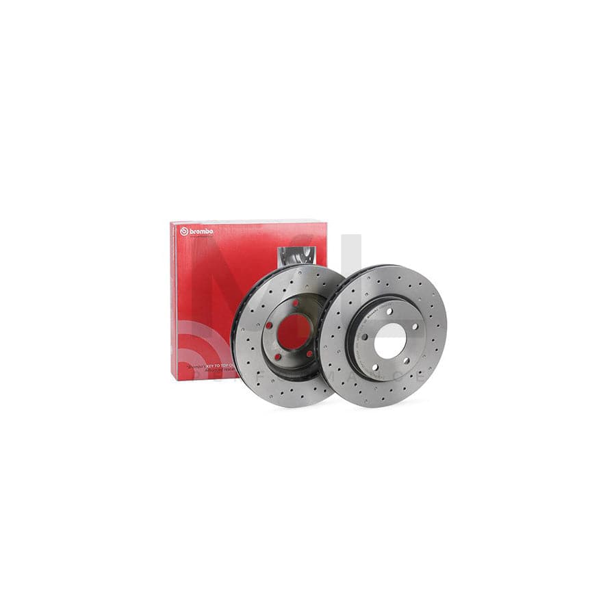 BREMBO 09.B647.1X Brake Disc for MITSUBISHI LANCER Perforated / Vented, Coated, High-carbon | ML Performance Car Parts