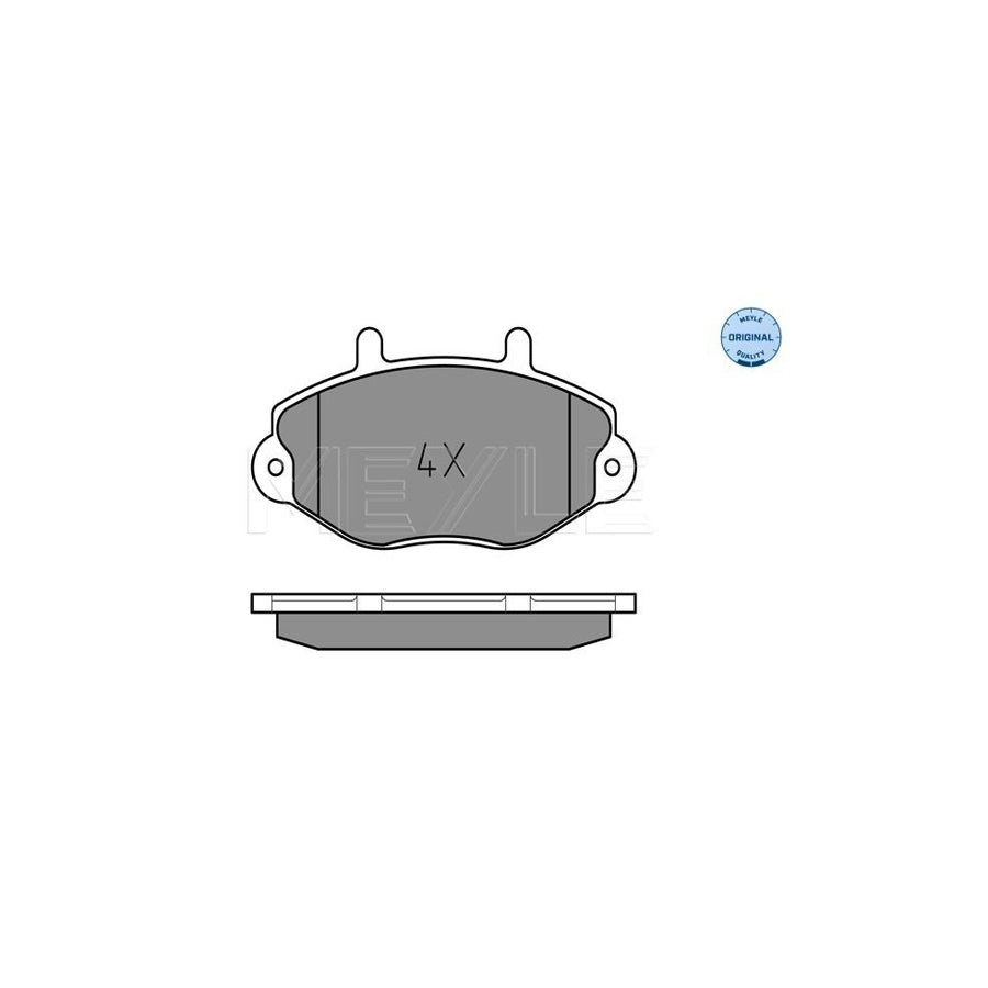 Meyle 025 214 6918 Brake Pad Set For Ford Transit