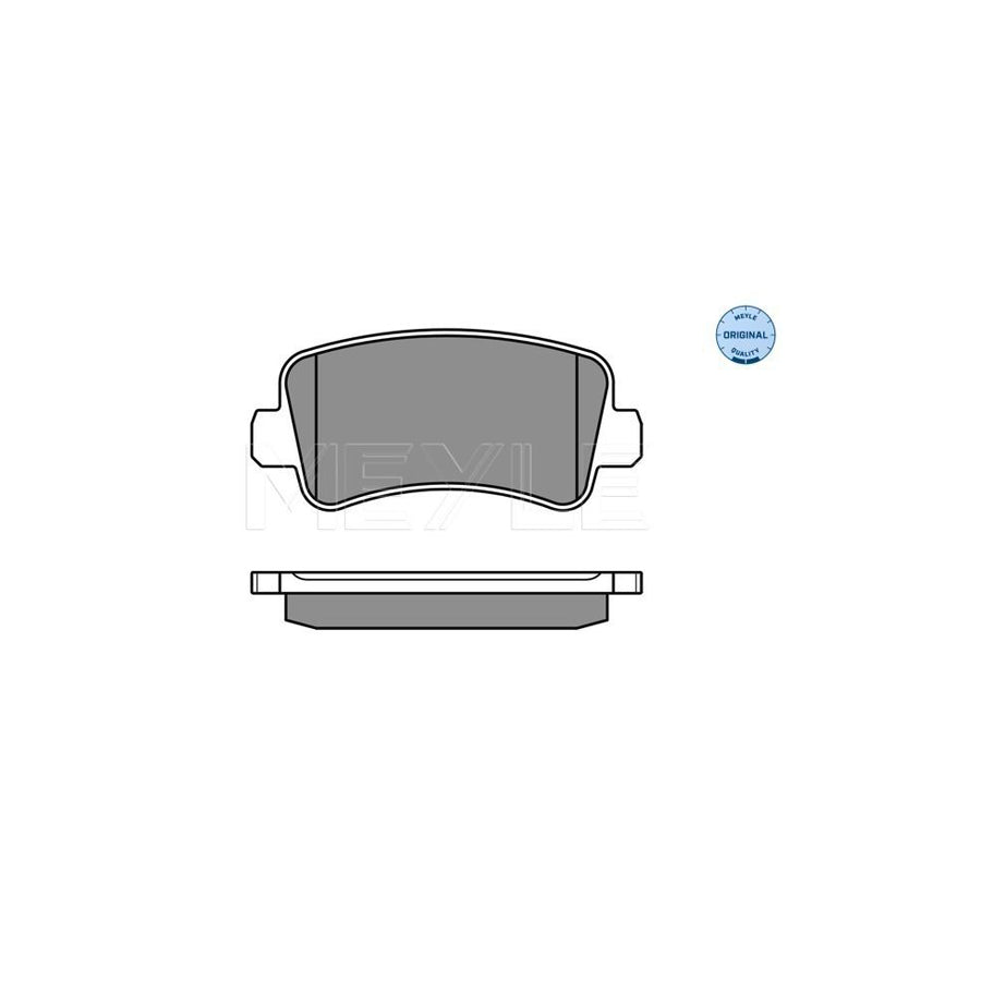 Meyle 025 251 1218/W Brake Pad Set