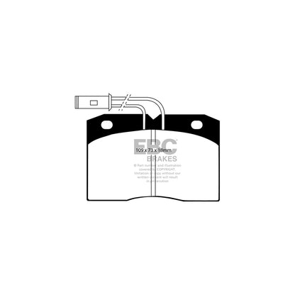 EBC DP702 Iveco Daily Ultimax Front Brake Pads 2 | ML Performance UK Car Parts