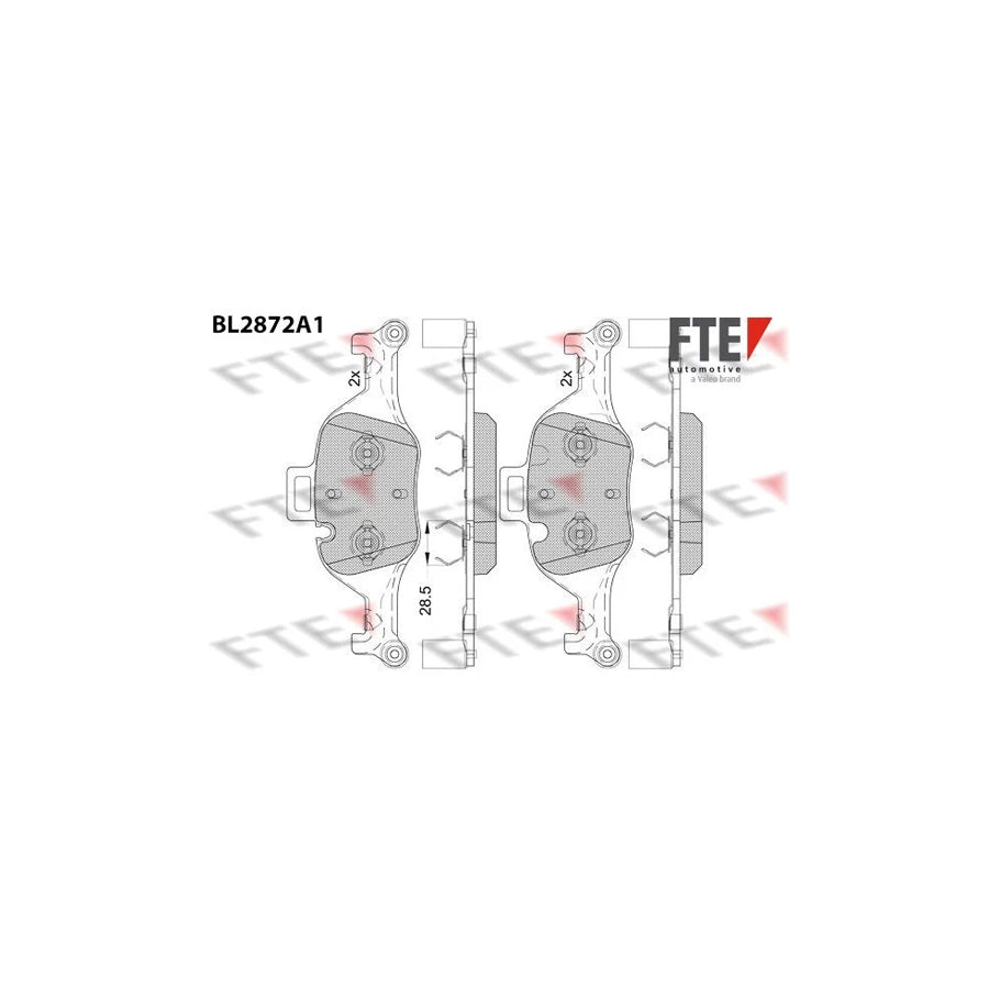 Fte 9011112 Brake Pad Set | ML Performance UK Car Parts