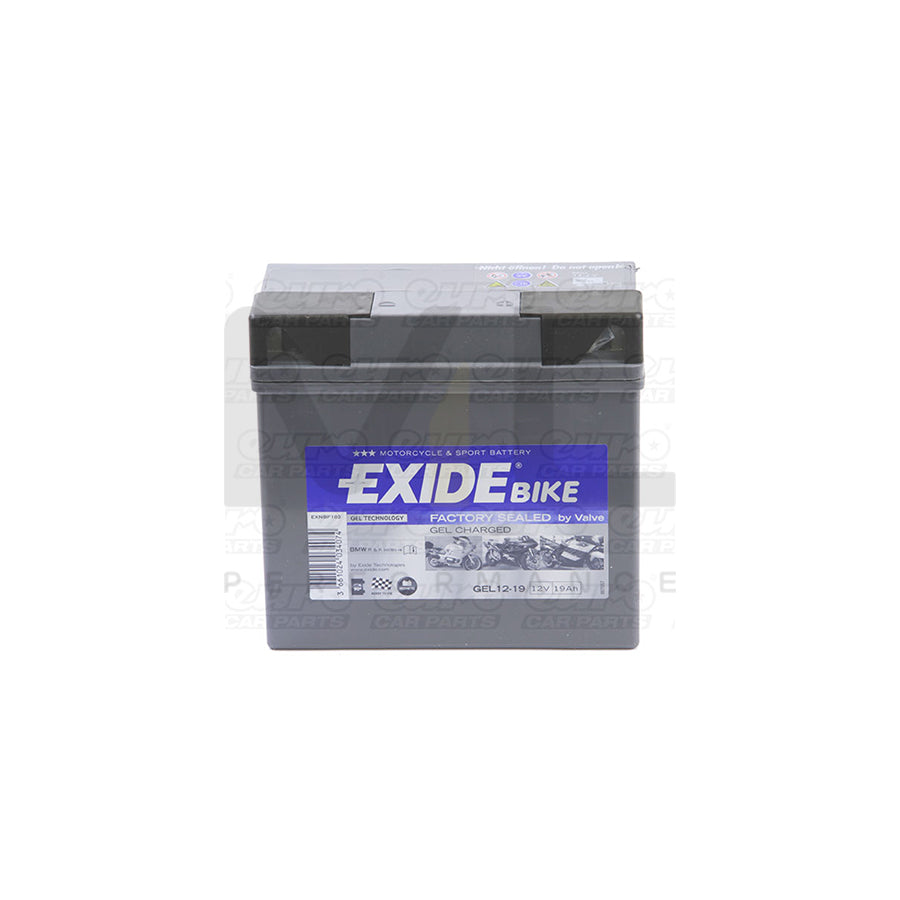 Exide GEL12-19 Motorcycle Battery | ML Performance UK Car Parts