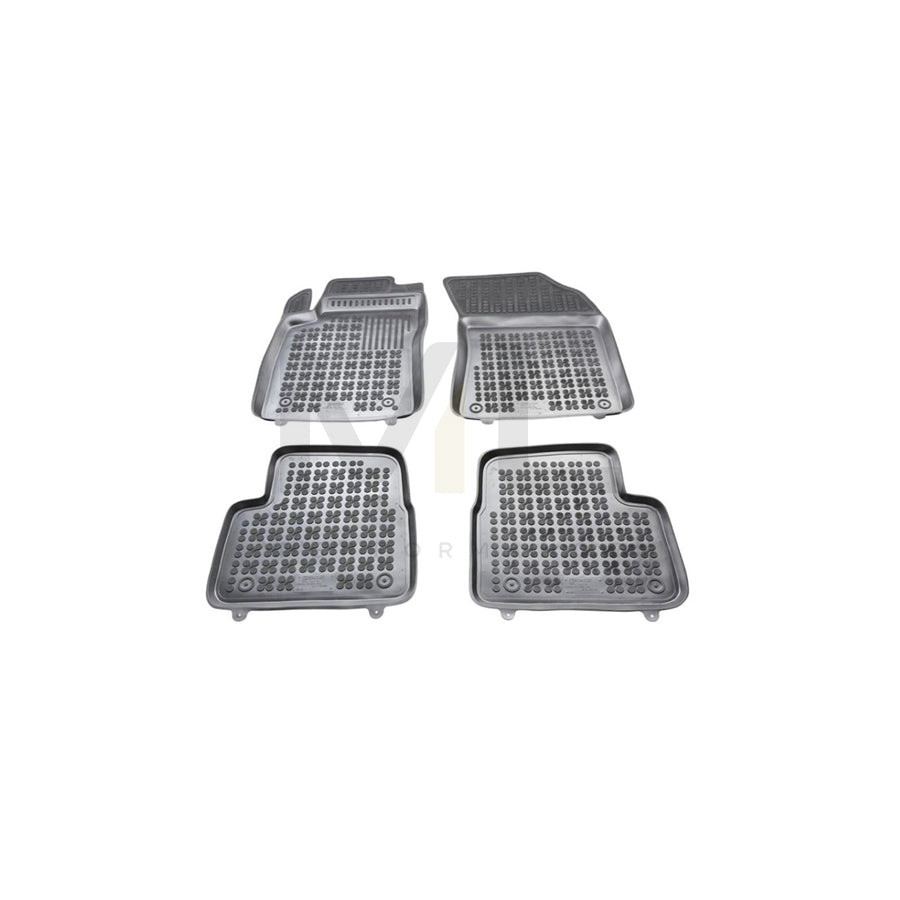 REZAW PLAST 201230 Floor mat set for CITROﾃ起 C3 III (SX) Elastomer, Front and Rear, Black | ML Performance Car Parts