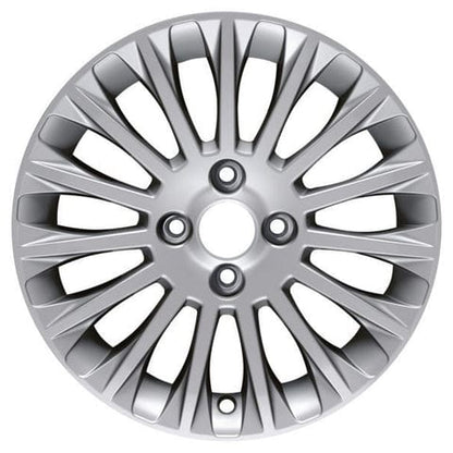 GENUINE FORD 2238220 x4 SET OF 4 FIESTA ALLOY WHEEL 16" 15-SPOKE DESIGN, SILVER 09/2008 - 10/2012 | ML Performance UK