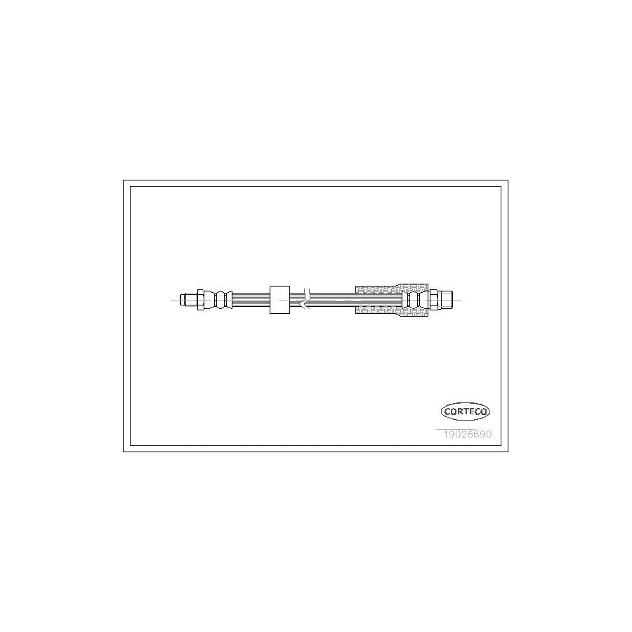 Corteco 19026690 Brake Hose | ML Performance UK