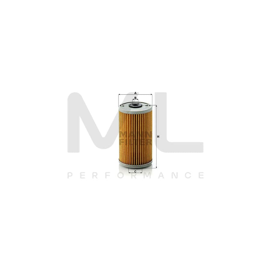 MANN-FILTER H 614 x Oil Filter with seal, Filter Insert | ML Performance Car Parts