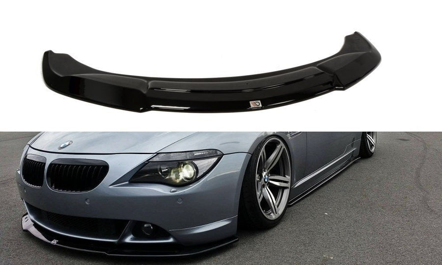 Maxton Design BM-6-63-FD2+FD2RT Front Splitter V.2 BMW Series 6 E63 / E64 (Pre-Facelift) | ML Performance UK Car Parts