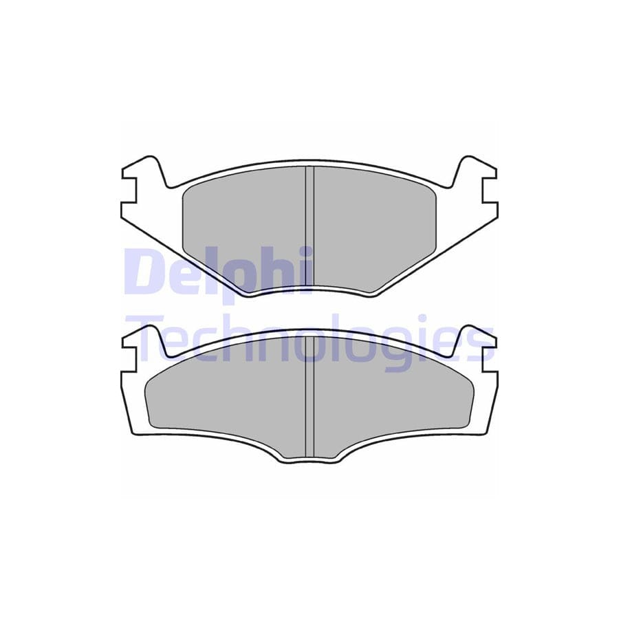 Delphi Lp979 Brake Pad Set