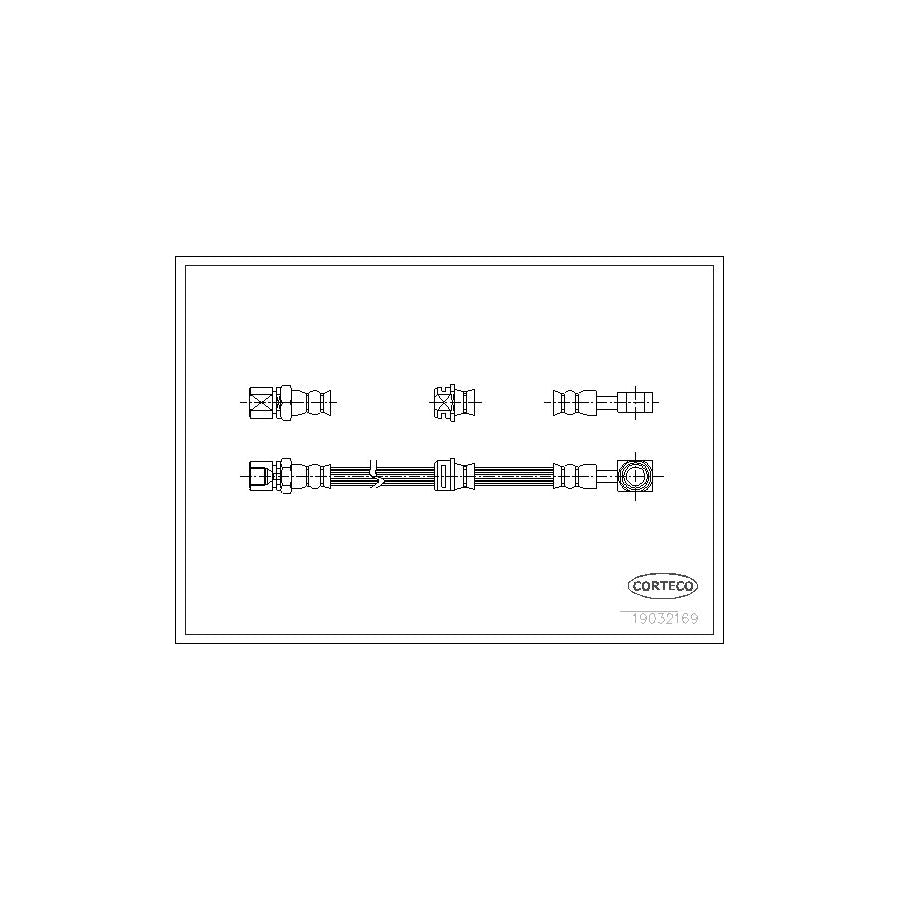 Corteco 19032169 Brake Hose | ML Performance UK