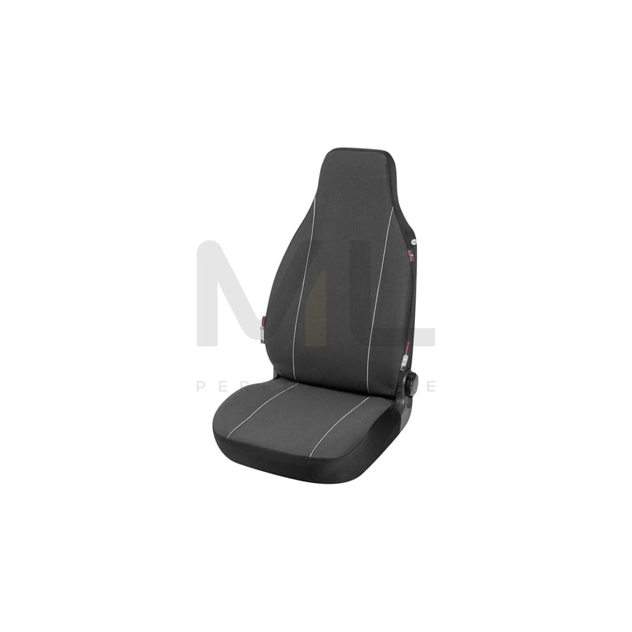 WALSER Modulo 13557 Car seat cover Black, Polyester, Front | ML Performance Car Parts