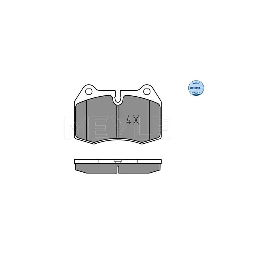 Meyle 025 214 7118 Brake Pad Set