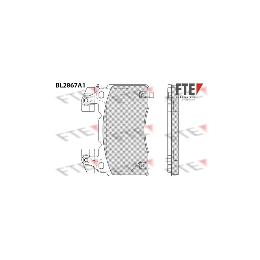 Fte 9011107 Brake Pad Set | ML Performance UK Car Parts