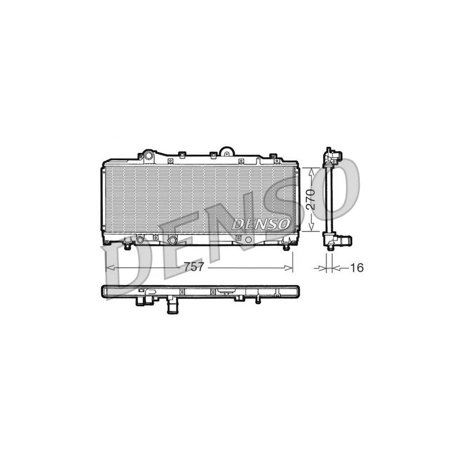 Denso DRM13001 Drm13001 Engine Radiator For Lancia Y (840) | ML Performance UK