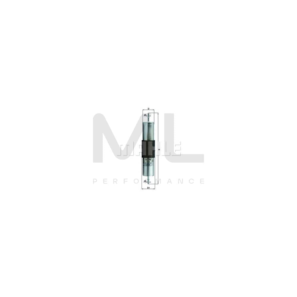 MAHLE ORIGINAL KL 78 Fuel filter In-Line Filter | ML Performance Car Parts