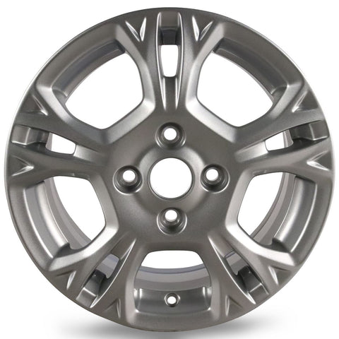 GENUINE FORD 2238224 FIESTA ALLOY WHEEL 15" 5-SPOKE DESIGN, SPARKLE SILVER | ML Performance UK