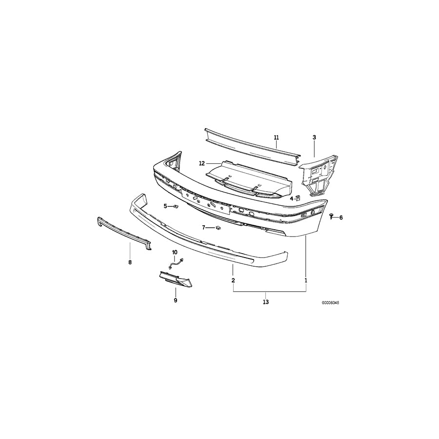 Genuine BMW 51712231996 E34 Air Duct M TECHNIC (Inc. M5, M5 3.8 & M5 3.6) | ML Performance UK Car Parts