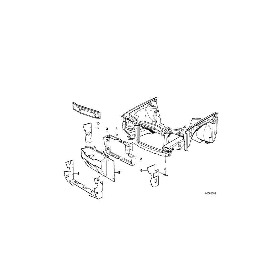 Genuine BMW 51711955459 E30 E53 Clamp (Inc. 316, 318is & 318i) | ML Performance UK Car Parts