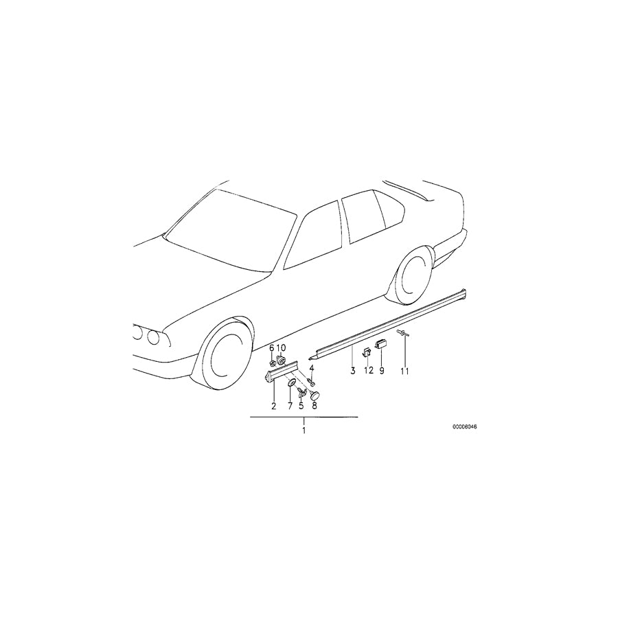 Genuine BMW 51711927439 E30 RR4 Plug (Inc. X3 3.0si, 316i & X3 2.0i) | ML Performance UK Car Parts