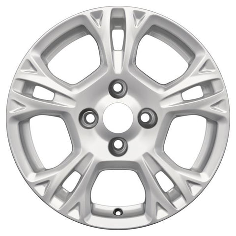 GENUINE FORD 2238224 FIESTA ALLOY WHEEL 15" 5-SPOKE DESIGN, SPARKLE SILVER | ML Performance UK