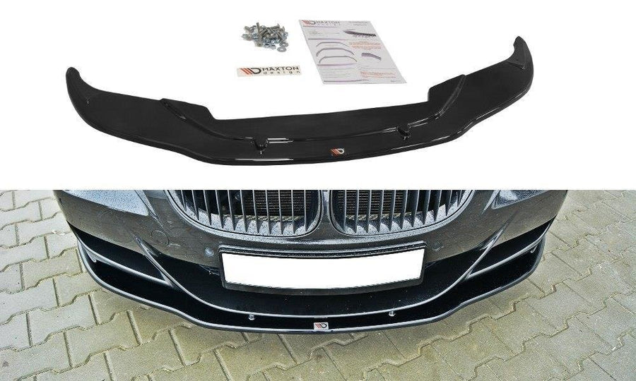 Maxton Design BM-6-63-M-FD2T Front Splitter V.2 BMW M6 E63 | ML Performance UK Car Parts