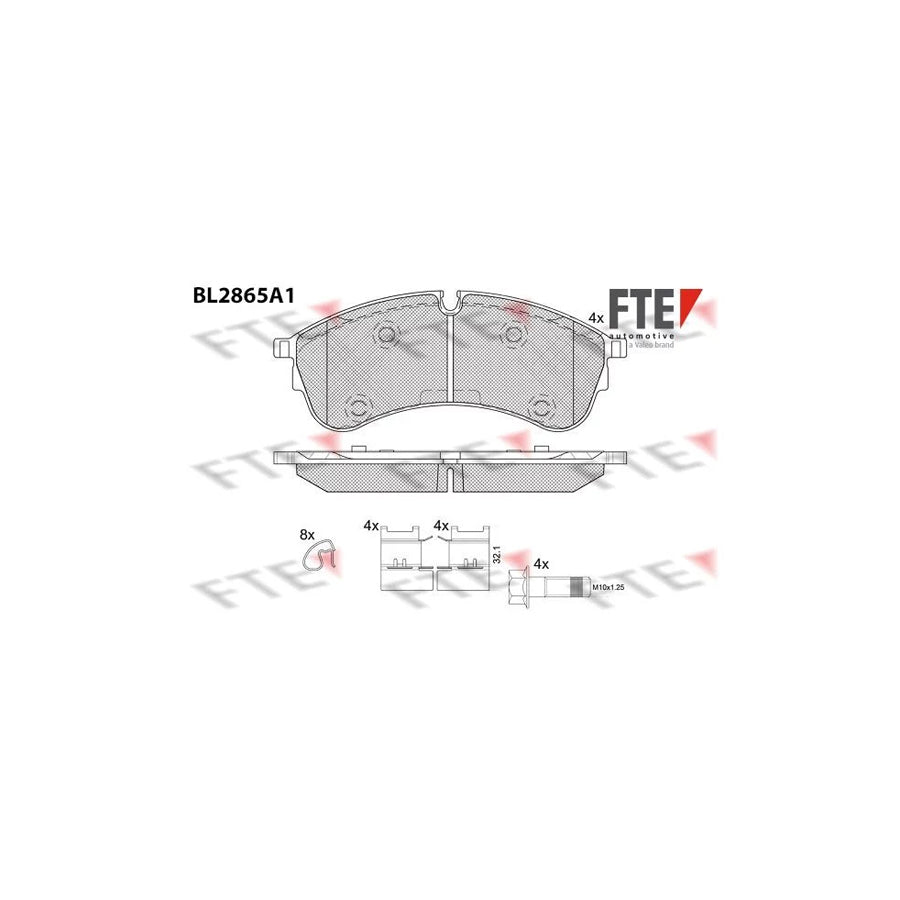 Fte 9011105 Brake Pad Set | ML Performance UK Car Parts