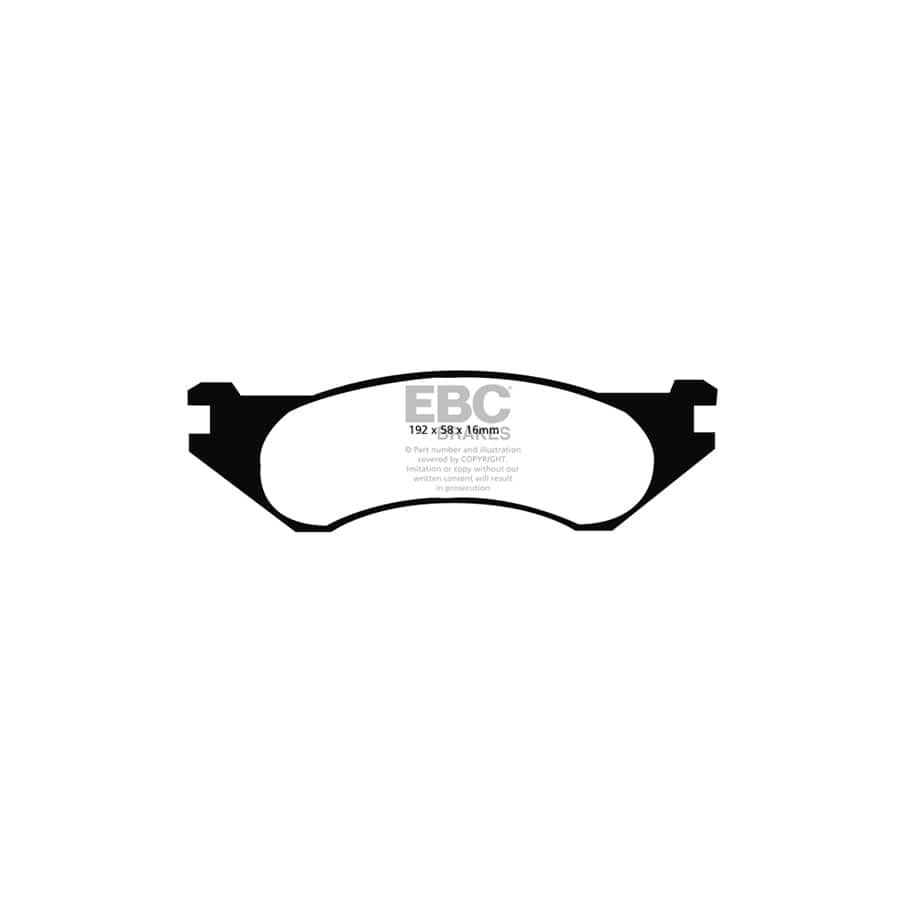 EBC PDKF609 Dodge Ram 1500 Ultimax Front Brake Pad & Plain Disc Kit 2 | ML Performance UK Car Parts