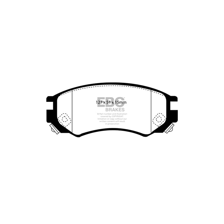 EBC PDKF1440 Nissan Sunny Ultimax Front Brake Pad & Plain Disc Kit 2 | ML Performance UK Car Parts