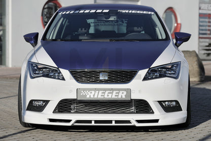 Rieger 00027010 SEAT 5F Leon Front Splitter 4 | ML Performance UK Car Parts