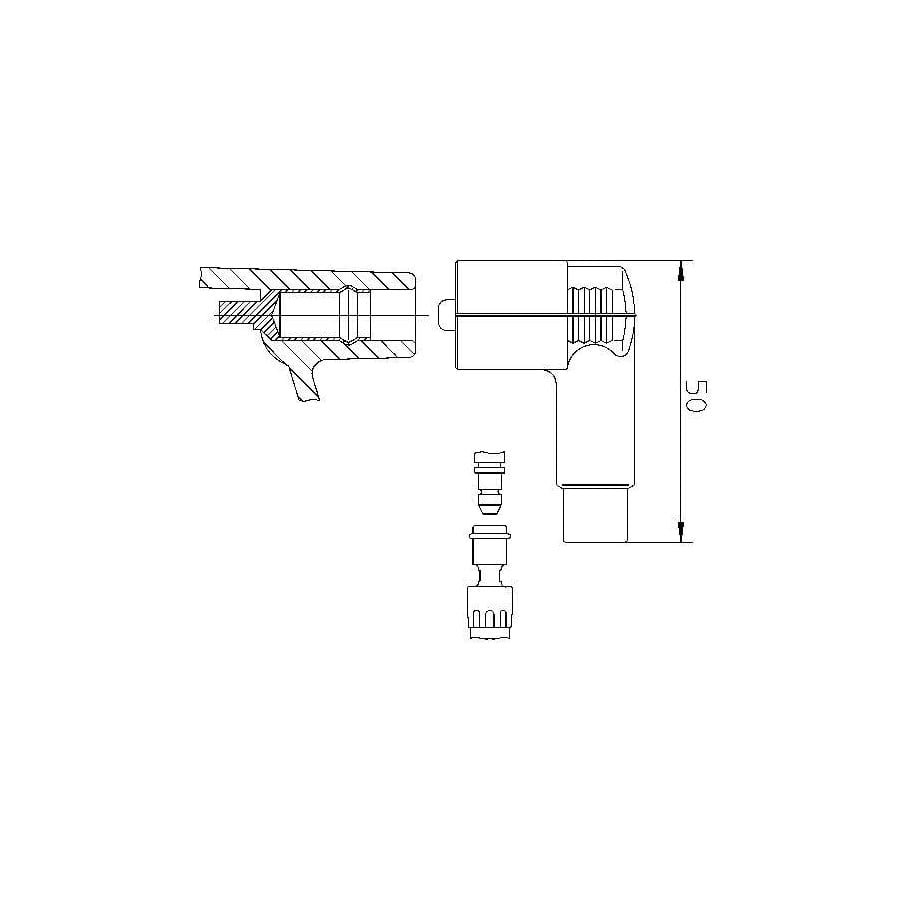 Bremi 13208A1 Plug, Distributor