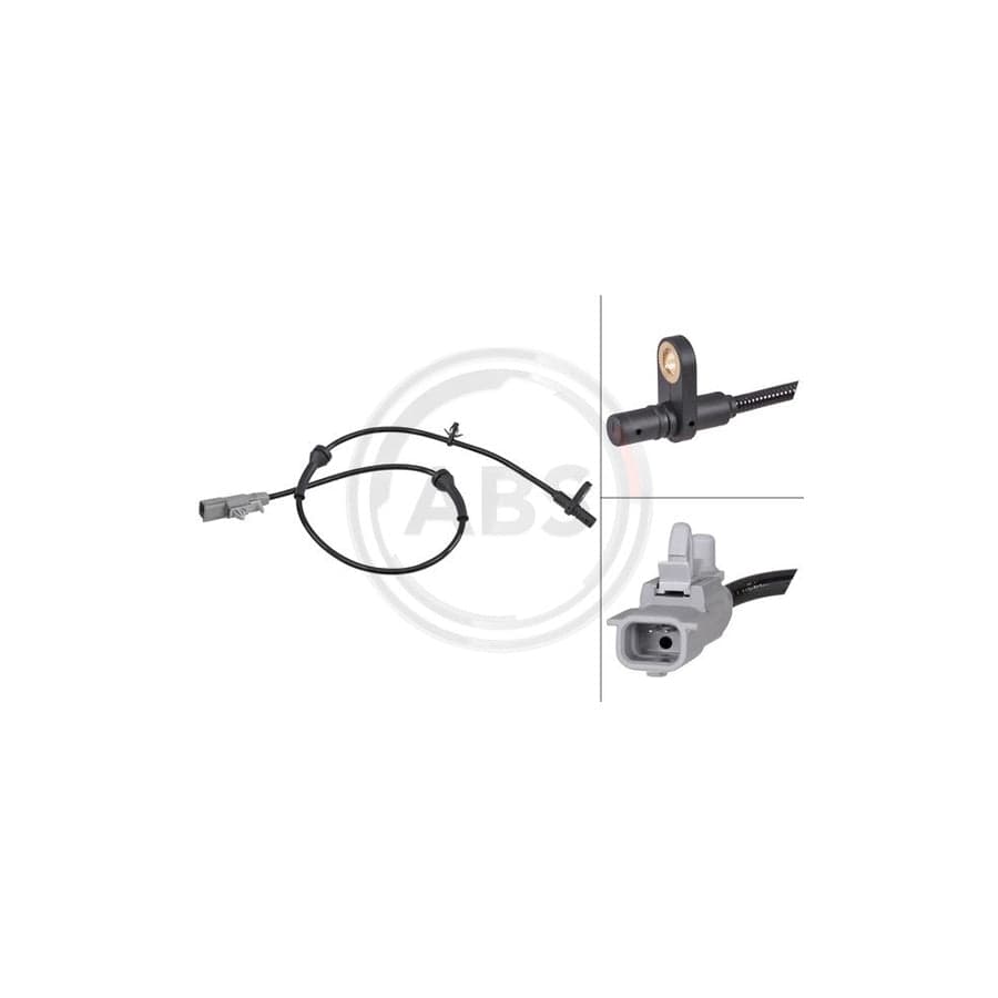 A.B.S. 32103 ABS Sensor for NISSAN Qashqai II (J11) | ML Performance UK Car Parts