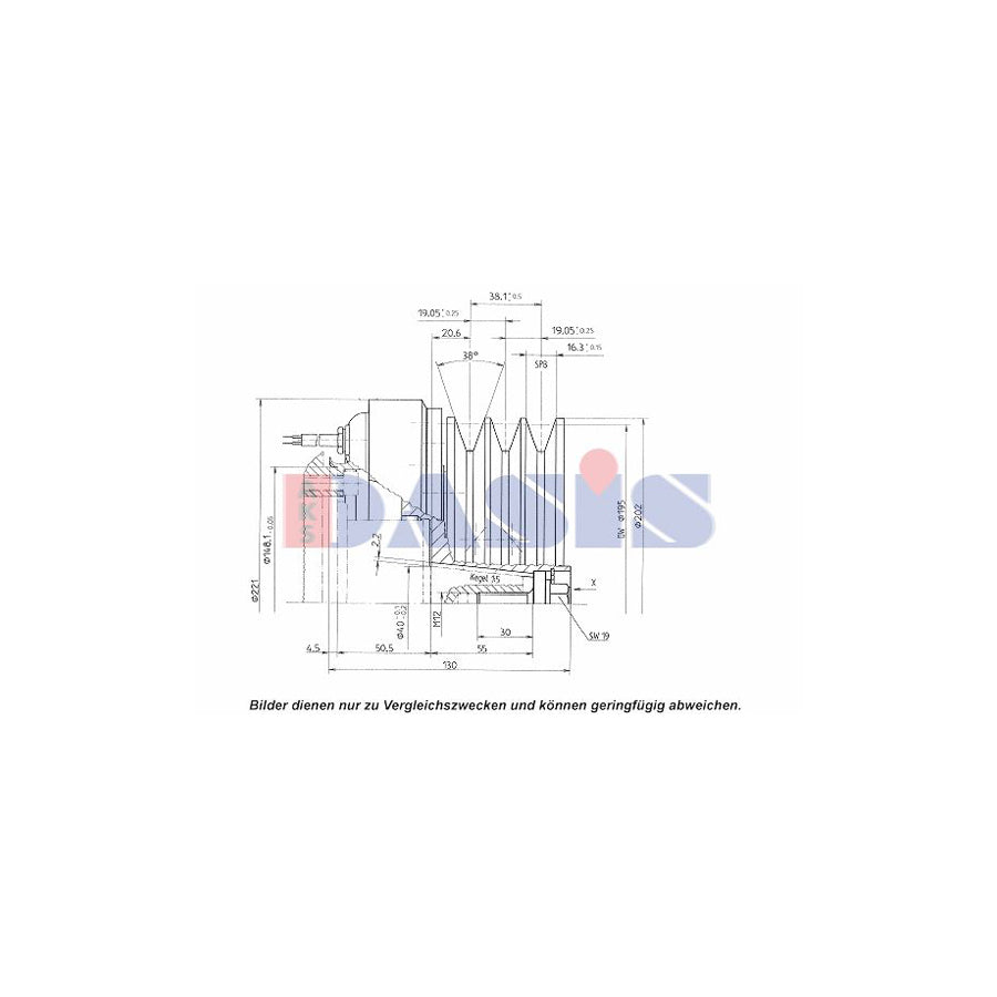 AKS Dasis 851139N Ac Compressor Clutch | ML Performance UK