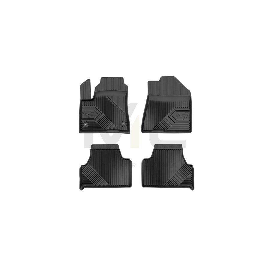 FROGUM Tailored, No.77 77425781 Floor mat set Elastomer, Front and Rear, Quantity: 4, Black | ML Performance Car Parts