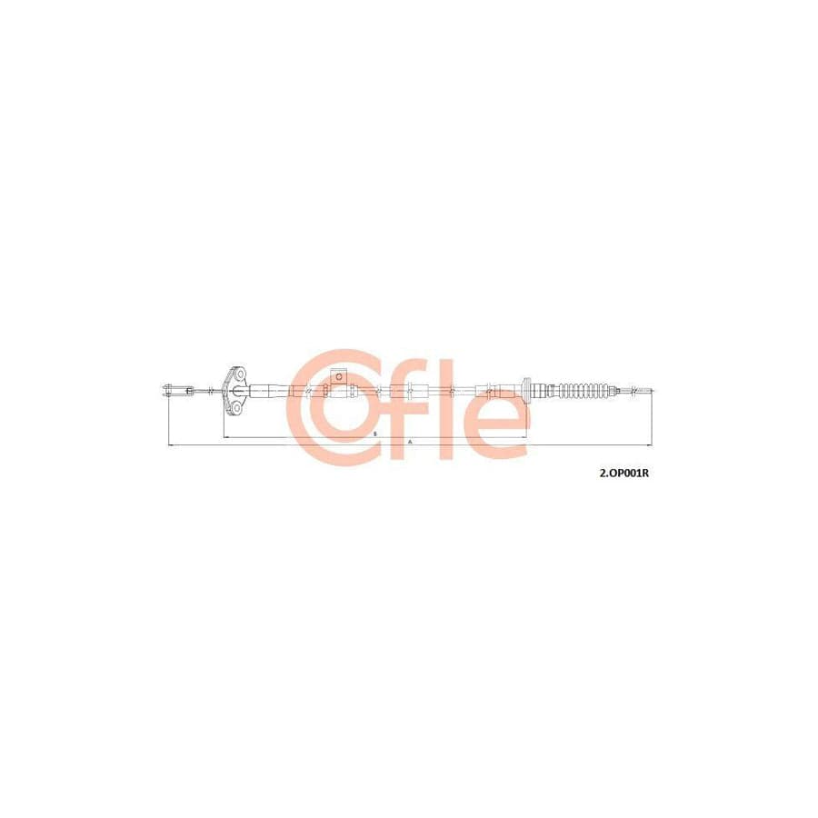 Cofle 92.2.Op001R Clutch Cable For Opel Agila B (H08)