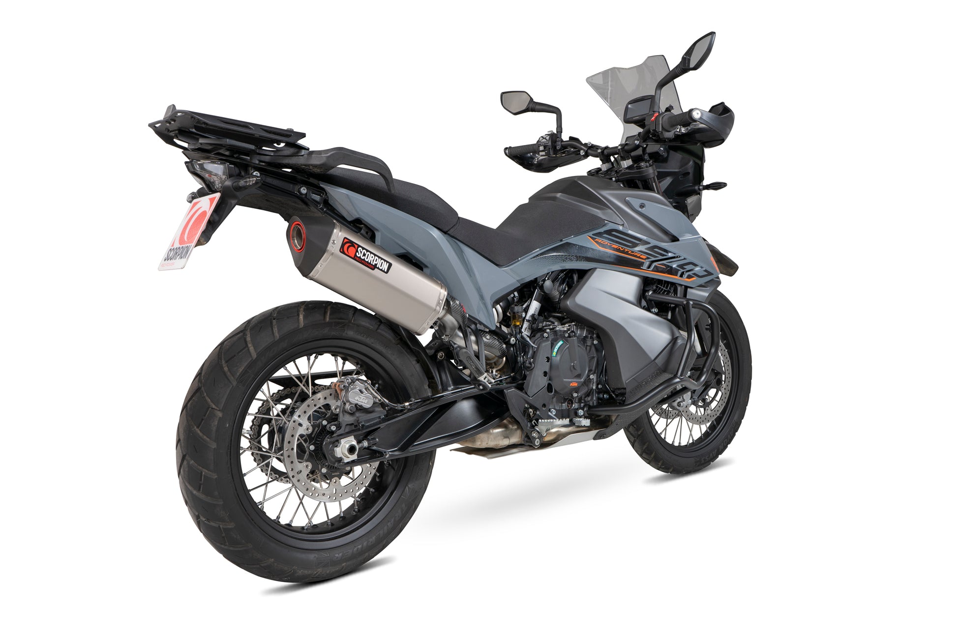 Scorpion RKT93TEO KTM Serket Parallel Slip-On - Titanium Sleeve (Adventure 890 / Adventure 890 R) | ML Performance UK UK