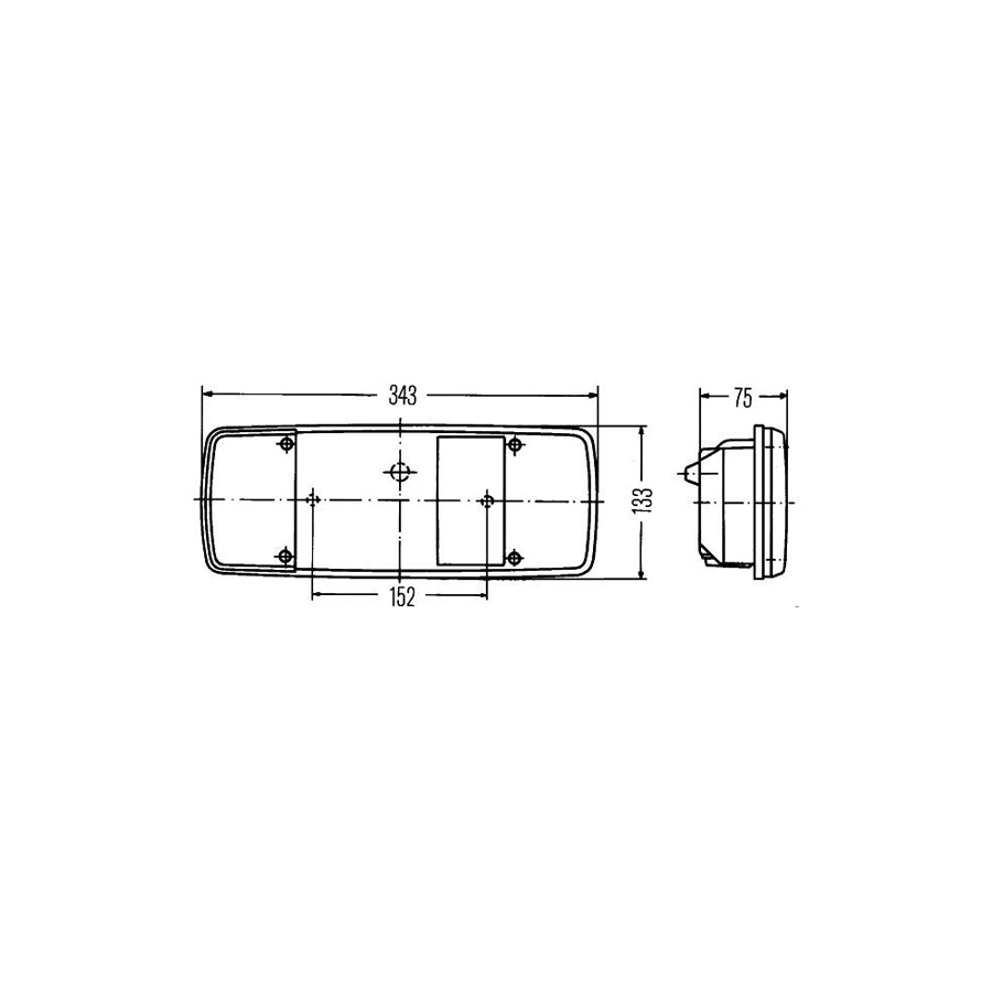 Hella 2SL 003 567-691 Combination Rearlight