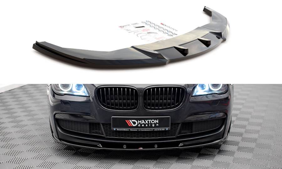 Maxton Design BM-7-01-MPACK-FD2T Front Splitter V.2 BMW Series 7 M-Pack F01 | ML Performance UK Car Parts