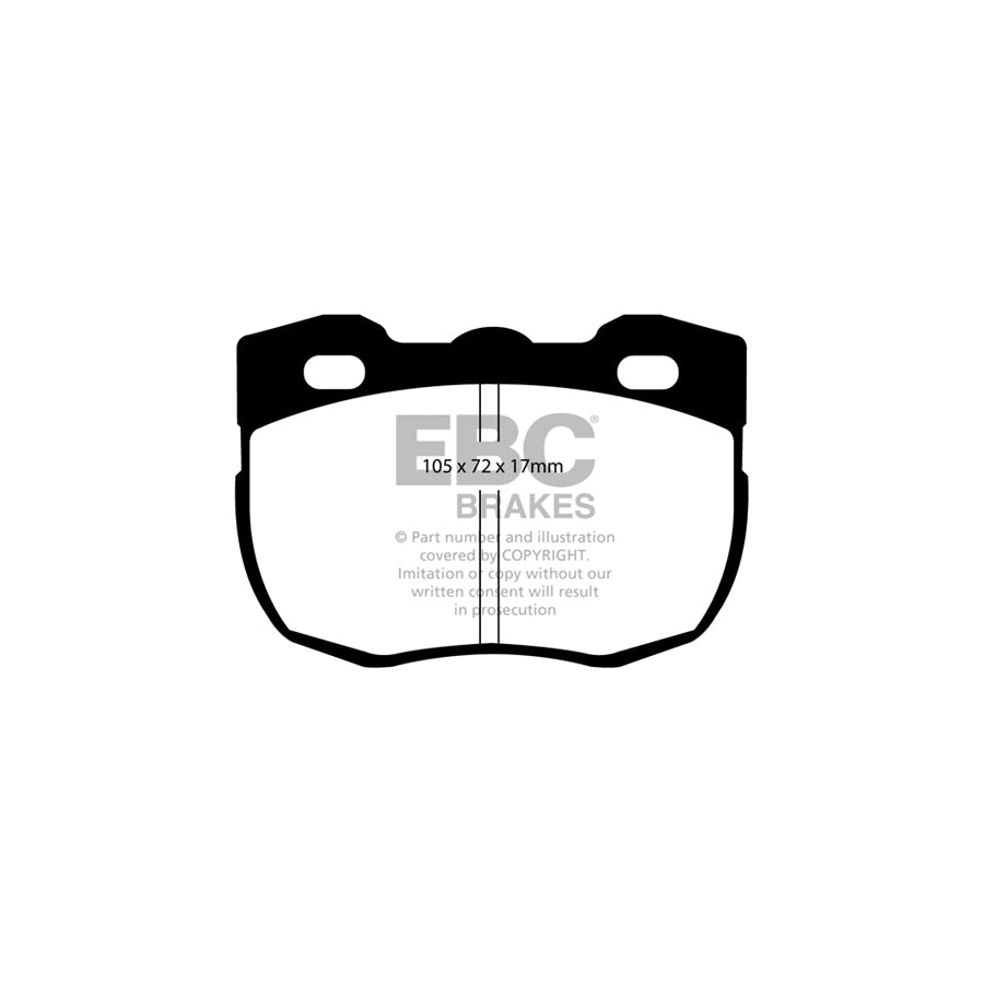 EBC DP713 Land Rover Ultimax Front Brake Pads - Lockheed Caliper (Inc. 90 & Range Rover) 2 | ML Performance UK Car Parts