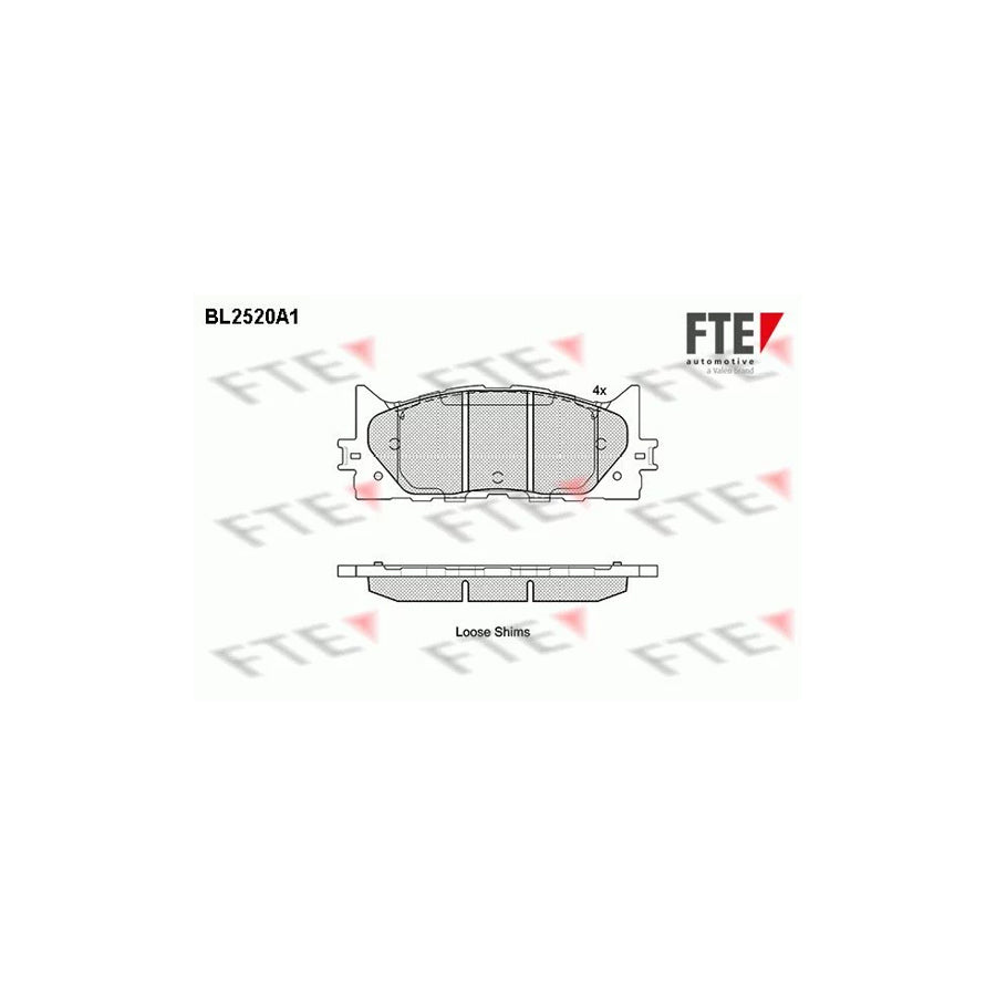 Fte BL2520A1 Brake Pad Set | ML Performance UK Car Parts